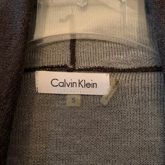 CALVIN KLEIN Open Cardigan Sweater Size S (Bx 8) - Picture 3 of 7